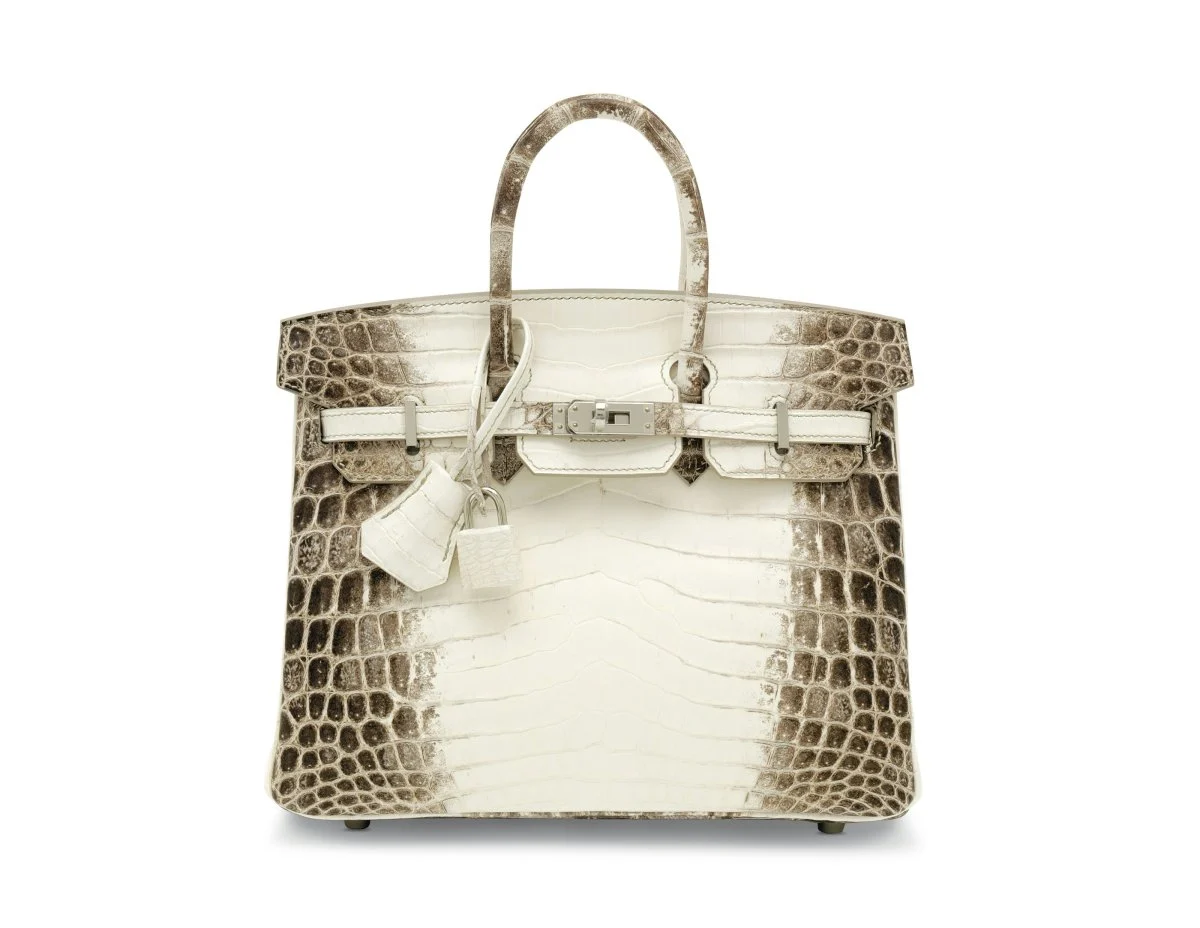 MATTE WHITE HIMALAYA NILOTICUS CROCODILE BIRKIN 25 WITH PALLADIUM HARDWARE (1).jpg