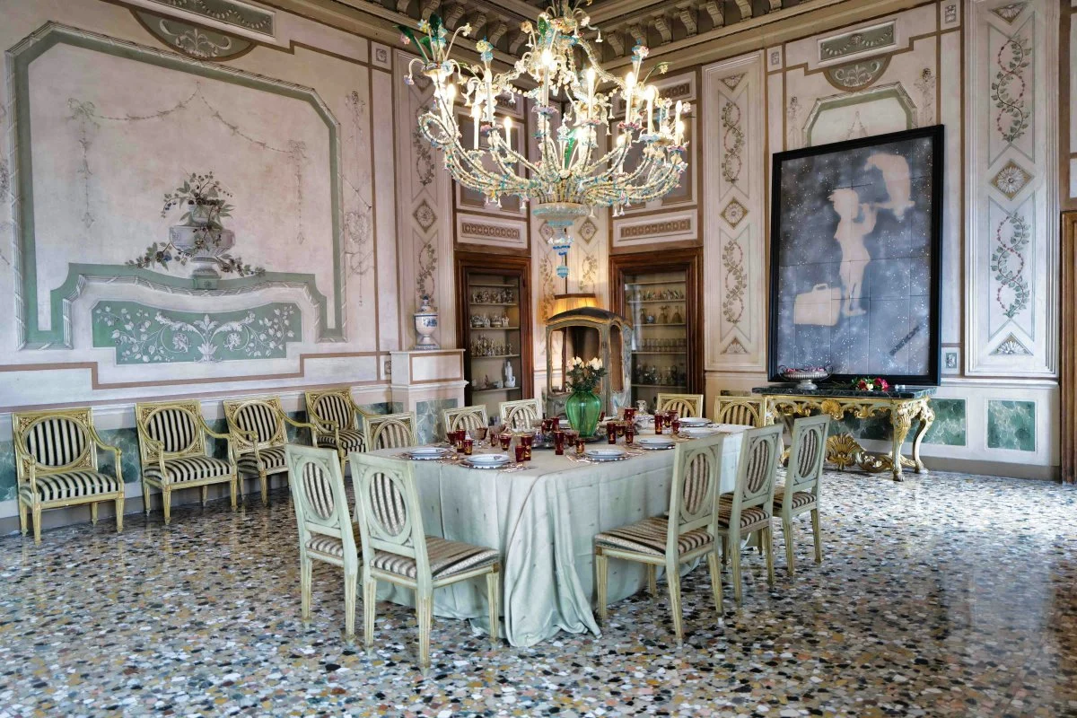 dining room dining table furniture indoors table chandelier lamp home decor floor chair